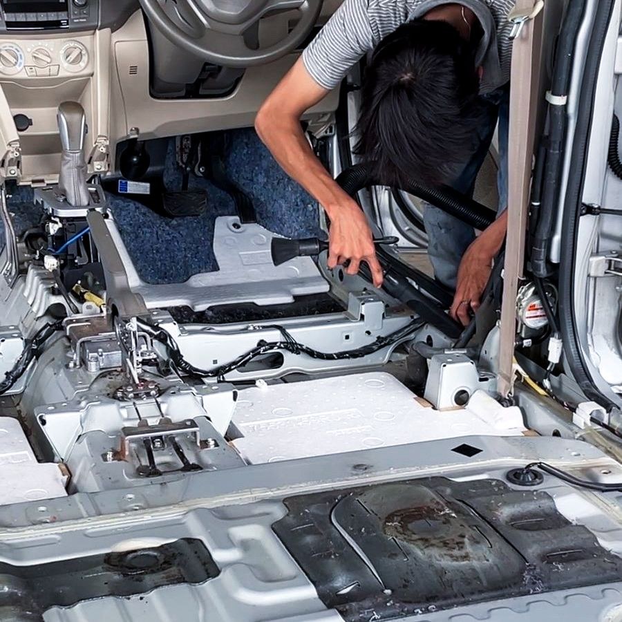 Interior deep clean process